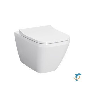 Унитаз подвесной Vitra Integra Square 7082B003-0075, безободковый (7082B003-0075)