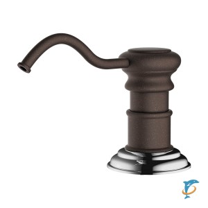 Дозатор для моющего средства OM-01-DC латунь/темный шоколад  (4995014)