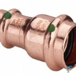 Муфта под пресс редукционная Viega d15х12 медь, модель 2415.2   (325770)