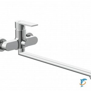 Смеситель Cersanit для ванны BRASKO с длинным изливом однорычажный  (64091)