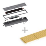 Конвектор ITTB.110.350.1800 с решеткой GRILL.LGA-35-1800 brown &mdash; 