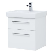 Тумба для комплекта Dreja Q MAX 60 подвесная, белый глянец — 