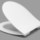 Крышка-сиденье для унитаза Самар Слим ультра-плоское дюропласт  (Самар Слим 539199)
