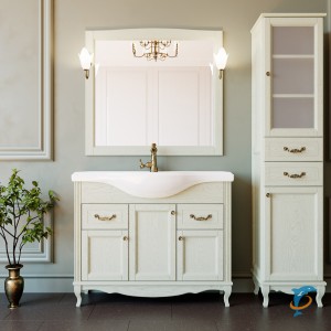 Комплект ValenHouse Эллина 105 слоновая кость с пеналом, фурнитура бронза  (Е105_КПСБ)