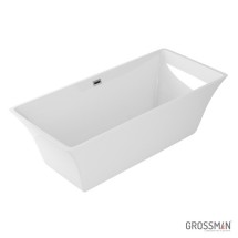 Акриловая ванна отдельно стоящая GROSSMAN Cristal (180x80x56) — 