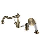 Смеситель встраиваемый Lemark Villa LM4845B на борт ванны — 