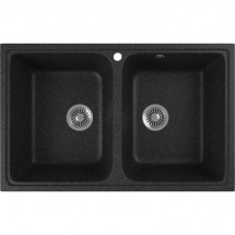 Кухонная мойка GreenStone GRS-15-308 черная — 