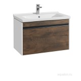 Тумба с раковиной Aquaton Капри 80 таксония темная — 