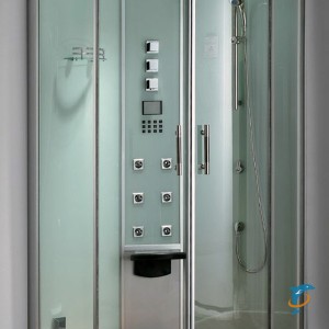 Кабина угловая EAGO OSLO 100x100x230 см, белая  (DZ949F8 (W))
