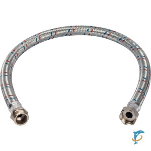 Stout Гибкая подводка для воды НР 1 х ВР 1 угловая, длина 1000 мм (SHF-0168-252525)