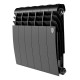 Радиатор биметаллический Royal Thermo BILINER B 350 Чёрный 6 секций  (RTBB335006)