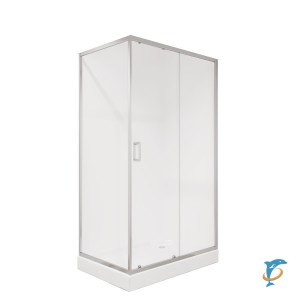 Душевое ограждение NG-6612-08 (120*80*190) прямоугольник, двери раздвижные, (66120812)