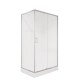 Душевое ограждение NG-6612-08 (120*80*190) прямоугольник, двери раздвижные,  (66120812)