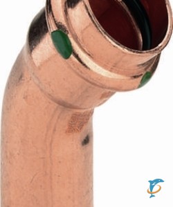 Угол под пресс Viega Profipress XL, НB 45 d76,1 модель 2426.1XL   (476939)