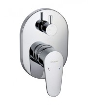 Смеситель встраиваемый в стену 2-функц (латунное тело в комплекте) — 