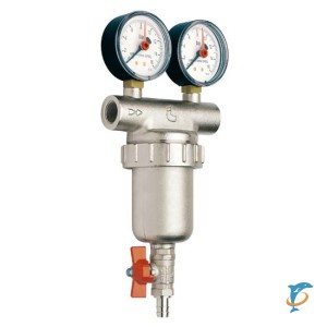 Фильтр промывной Itap 189 1" с манометрами (28370)