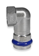 Уголок 90° для нержавеющей трубы Millennium 18х1/2 ВР — 