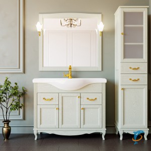 Комплект ValenHouse Эллина 105 слоновая кость с пеналом, фурнитура золото (Е105_КПСЗ)