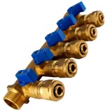 Коллектор Millennium 3/4x16ц 5 выходов синий — 
