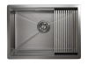 Стальная кухонная мойка Granula KS-6045U сталь сатин — 