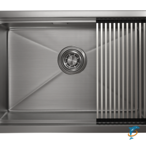 Стальная кухонная мойка Granula KS-6045U сталь сатин  (KS-6045U сталь сатин)