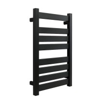 Полотенцесушитель электрический Fixsen HI-TECH 800х500 FX-7500B, черный &mdash; Водяной полотенцесушитель «Марио» 500/796 Terminus 17 перекладин
