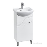 Тумба с раковиной Aquaton Колибри 45 левый , белая — 