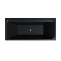 Акриловая ванна CORPA NERA Bellini 180х80 прямоугольная, универсальная, черный — 