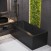 Акриловая ванна CORPA NERA Bellini 180х80 прямоугольная, универсальная, черный