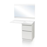 Мебель для ванной El Fante напольная Даллас 110 Люкс белая PLUS правая — Мебель для ванной El Fante напольная Даллас 110 Люкс белая PLUS правая СС-00000438 + СС-00000439 + СС-00000437