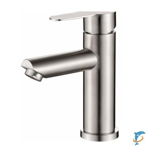 Смеситель для раковины HAIBA HB10801, нержавеющая сталь, нержавеющая сталь  (HB10801)