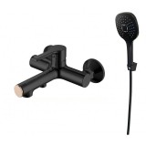 Смеситель для ванны ZOLLEN WAREN WA61615541 чёрный — 