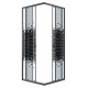 Душевое ограждение Niagara Eco NG-1009-14QBLACK (90х90х190), стекло мозаика  (NG-1009-14QBLACK)