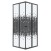 Душевое ограждение Niagara Eco NG-1009-14QBLACK (90х90х190), стекло мозаика
