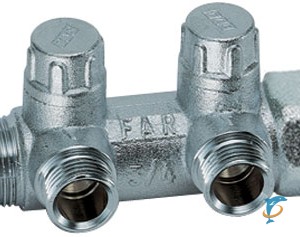 Коллектор проходной MULTI FAR на 2 отвода 1'' FK3860134  (FK 3860 134)