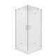 Душевое ограждение NG-6613-08 (90*90*190) квадрат, двери распашные,  (66130811)