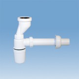 Сифон для писсуара 32 McAlpine HC2PO-32 &mdash; Сифон бутылочный (1 1/4" х 32мм) со смещением для писсуаров с отводной трубой D=32мм и фланцем; выход на 32мм