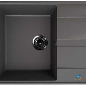 Мойка ULGRAN Quartz Prima 650 Асфальт (Prima 650-09)
