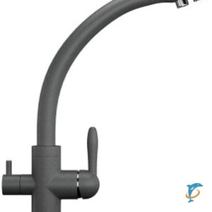 Смеситель для кухонной мойки Ulgran U-017 темно-серый  (U-017-309)