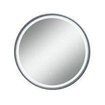 Зеркало с подсветкой Azario Брэд 600х600х30 АZ-LED012325, серый матовый &mdash; 