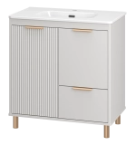 Тумба под раковину Brevita Risacca Crema 80 — 