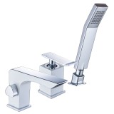 Смеситель встраиваемый Lemark Contest LM5845CW на борт ванны — 