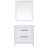 Комплект мебели ValenHouse Эйвори 80 без пенала, белый, фурнитура хром — 