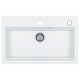 Мойка кухонная Alveus Granital Atrox 40 Arctic-G11 790х500х195 с сифоном, белая  (1140443)