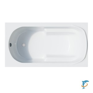 Акриловая ванна CORPA NERA Santi 140х75 прямоугольная, универсальная, белый  (CN05056WH)