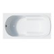 Акриловая ванна CORPA NERA Santi 140х75 прямоугольная, универсальная, белый  (CN05056WH)