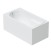 Акриловая ванна CORPA NERA Santi 140х75 прямоугольная, универсальная, белый