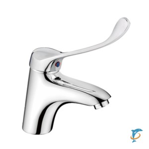 Смеситель для раковины HAIBA HB1054 хирургический латунь, хром  (HB1054)