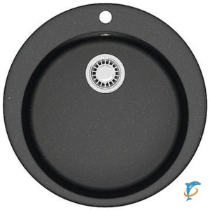 Кухонная мойка AZARIO Vital 507x507x200 искусственный мрамор, цвет Черный (CS00078345) (CS00078345)