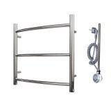 Полотенцесушитель электрический Point Афина PN04155E П3 500x500 левый/правый, хром — 